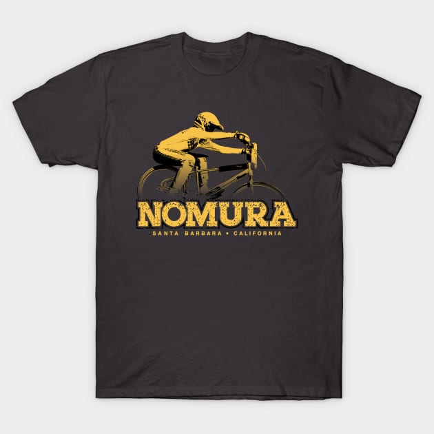 Nomura BMX  - (yellow) old school bmx T-Shirt by CaraMia Vintage